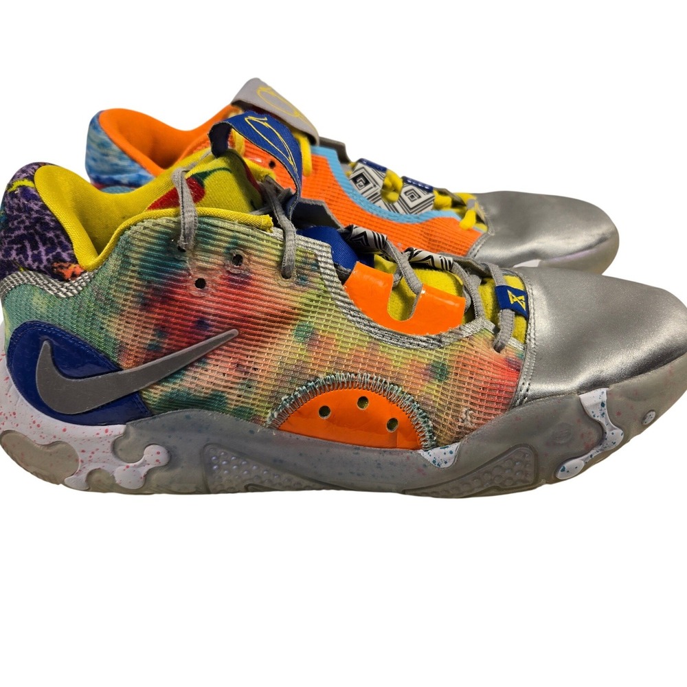 Nike PG 6 What The Paul George BBall Shoes Metallic Silver DR8959-100 Mens 8.5